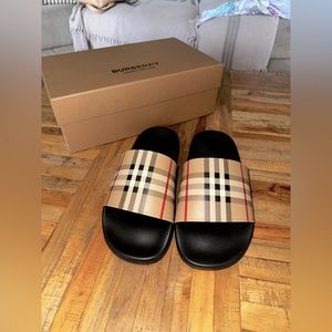 Authentic Burberry slides